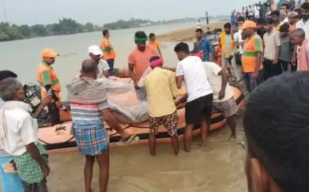 Buxar SDRF TEAM : एसडीआरएफ ने 24 घंटे बाद निकाला अनीश का शव, कर्मनाशा नदी में स्नान के दौरान हुआ था हादसा