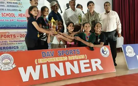 Ranchi Fitness Aerobics : डीएवी तारापद षाड़ंगी स्कूल की बेटियों ने जीता पहला स्थान