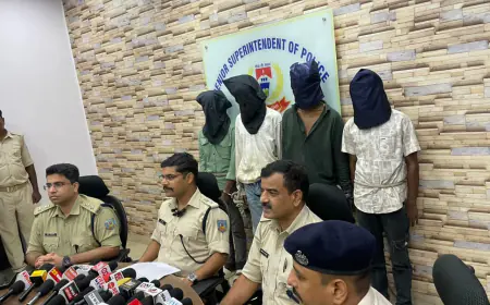 Jamshedpur Kadma Theft: गणेश पूजा मेले में मोबाइल चोरी करने आए गिरोह के 4 सदस्य रंगे हाथ पकड़े गए