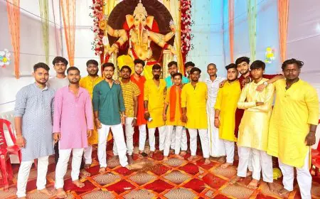 Shri Shri Ganesh Puja Samiti 2025: महाबली स्पोर्टिंग क्लब का भव्य आयोजन टेल्को प्लाजा ग्राउंड में |