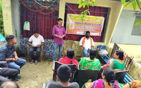 Jamshedpur Celebration: विश्व हिंदू परिषद का 61वां स्थापना दिवस टेल्को प्रखंड में धूमधाम से संपन्न