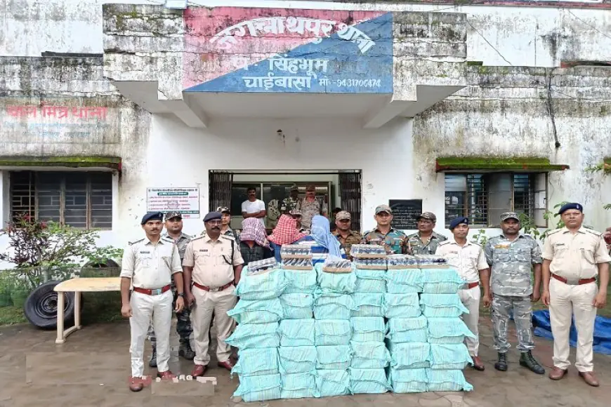 West Singhbhum Raid : 7 लाख का अवैध कफ सिरप जब्त, तीन आरोपी गिरफ्तार