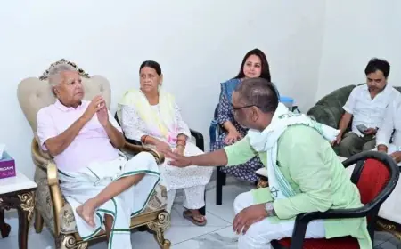 Hemant Soren Meets Lalu Yadav : लालू यादव के घर पहुंचे हेमंत सोरेन, राहुल-तेजस्वी संग चुनावी रणनीति तेज