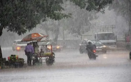 Heavy Rain Alert in Jharkhand : झारखंड में भारी बारिश का अलर्ट: कई जिलों में ऑरेंज और येलो चेतावनी
