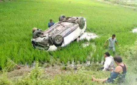 Boram Accident : बोड़ाम में पूजा के बाद कार पलटी, शराब के नशे में धुत लोगों से भरी गाड़ी दुर्घटनाग्रस्त!