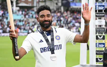 ICC Player Award : मोहम्मद सिराज को मिला अगस्त का सर्वश्रेष्ठ खिलाड़ी बनने का मौका, क्या जीत पाएंगे सिराज यह खिताब?