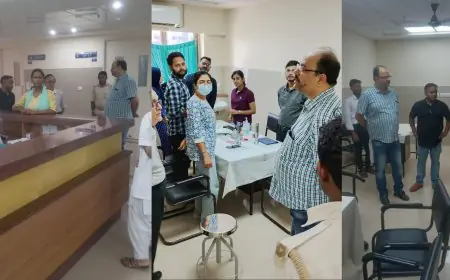 NEP Visit: एमजीएम अस्पताल में बड़ा बदलाव? क्या मरीजों को अब मिलेंगी बेहतर सुविधाएं?