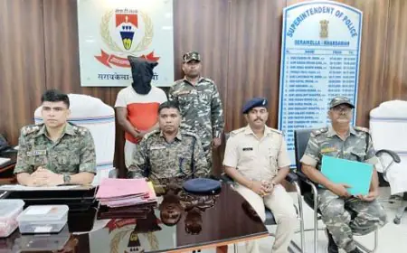 Kharsawan Arrest: खरसावां में अपराध की साजिश नाकाम, देशी कट्टा और गोली के साथ दो गिरफ्तार!