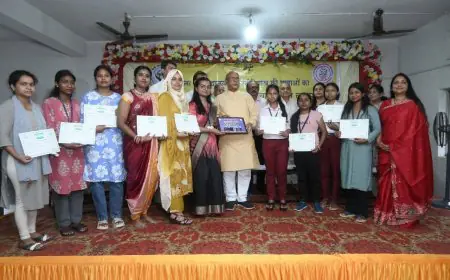 Nature Training Success: महिला विश्वविद्यालय की छात्राओं का पंचायती राज पर दो महीने का प्रशिक्षण हुआ पूरा, मिला प्रमाण पत्र