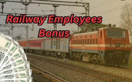 Railway Announcement : रेलवे कर्मचारियों के लिए 78 दिन का बोनस, जानिए कौन-कौन मिलेगा लाभ?