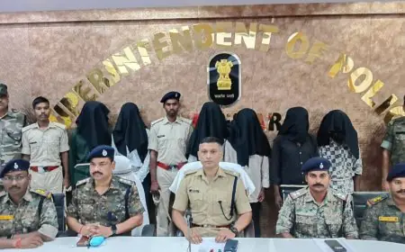 Latehar Police : नक्सली साजिश नाकाम, छह आरोपितों के हथियार सहित गिरफ्तारी
