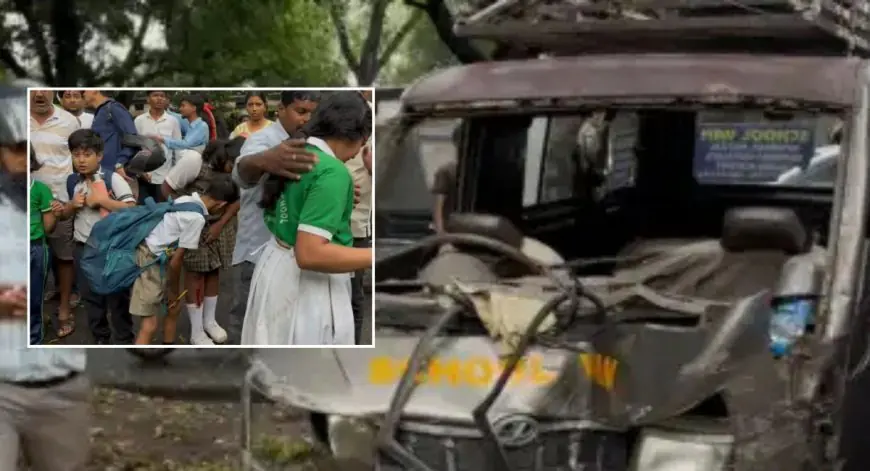 Jamshedpur Accident: स्कूल वैन दीवार से टकराई, 12 बच्चे घायल – क्या होगी बच्चों की सुरक्षा पर कड़ी कार्रवाई?