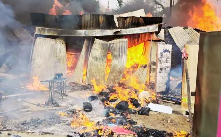 Bokaro Blaze: रुई के गोदाम में लगी 'विकराल' आग! दूंदीबाग में लाखों का सामान खाक, 5 दमकल ने 3 घंटे में बुझाई