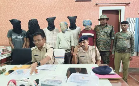 Ichagarh Bust: बैंक मित्र से लूट में 6 अपराधी गिरफ्तार! चांडिल SDPO ने किया खुलासा, तीन लाख की लूट में देशी पिस्तौल और जिंदा कारतूस जब्त