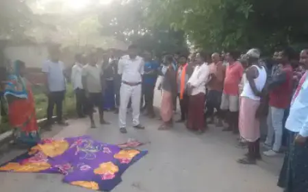 Rajngar Roadblock: कोलाबाड़िया में खून के चिथड़े उड़े! तेज रफ़्तार हाइवा ने बुजुर्ग संतोष महंती को रौंदा, ग्रामीणों का आक्रोश फूटा, छेलकानी के पास ड्राइवर को दबोचा, मुआवजे की मांग पर टायर जलाकर प्रदर्शन, शव उठाने से इंकार!
