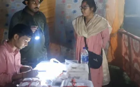Ghatshila Seizure: जब्त हुए 12 लाख! घाटशिला उपचुनाव से पहले ओडिशा सीमा पर पुलिस की बड़ी कार्रवाई, रसूनचोपा चेक पोस्ट पर वाहनों से सवा बारह लाख की नकदी बरामद, सुनीता सेवइया नामक महिला से मिले सबसे ज्यादा 6.80 लाख रुपये, चुनाव में 'धन बल' पर प्रशासन की सख्त निगरानी!