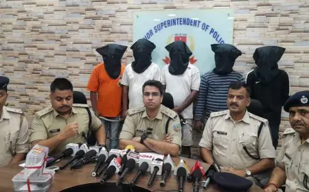 Kadma Case: जमशेदपुर के रामजनमनगर में 20 लाख की लूट का मामला सुलझा, पुलिस ने दबोचे 5 बदमाश, देसी पिस्टल समेत गहने और गाड़ियां बरामद