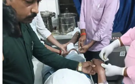 Giridih Accident : बगोदर-सरिया रोड पर भयानक हादसा, बाइक की टक्कर से युवक 100 मीटर दूर जा गिरा, सीसीटीवी फुटेज में तेज रफ्तार का राज