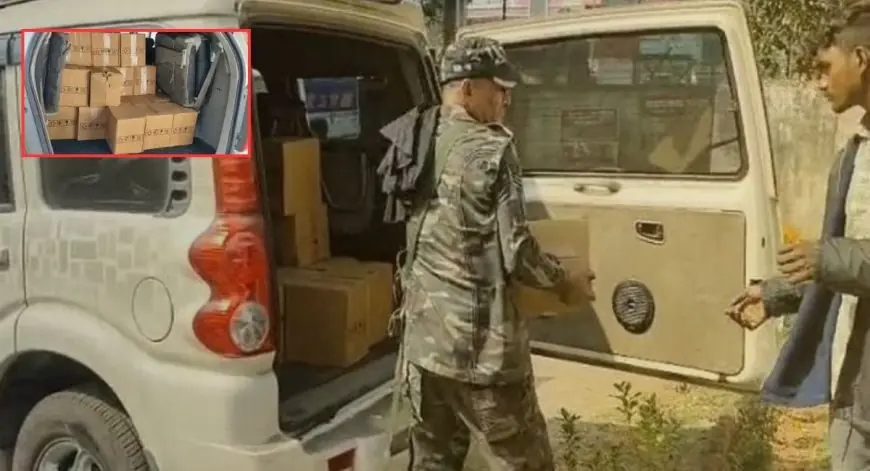 Kandra Raid: कांड्रा में पुलिस ने मारा आधी रात में छापा, 10 लाख की नकली शराब बरामद, यूके लेबल वाली बोतलों में छिपा था बड़ा राज