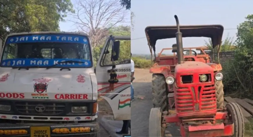 Jamshedpur Mining Crackdown: DC के निर्देश पर जमशेदपुर में 3 वाहनों को किया गया जब्त, अवैध बालू परिवहन का नेटवर्क हुआ ध्वस्त
