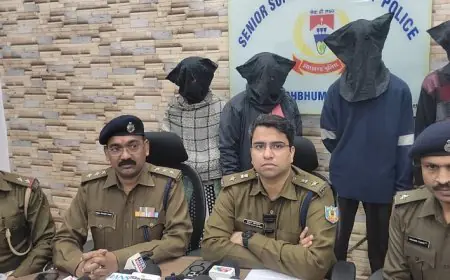 Jamshedpur Theft: 14 लाख की चोरी का खुलासा, जेवर बेचने में जीजा-बहन समेत ज्वेलर भी गिरफ्तार