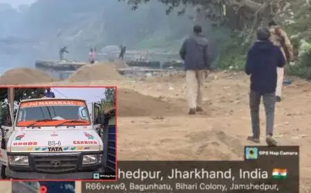 Ghatshila Raid: खनन माफिया पस्त, पत्थर चिप्स और बालू लदे वाहन जब्त, जमशेदपुर प्रशासन का बड़ा प्रहार