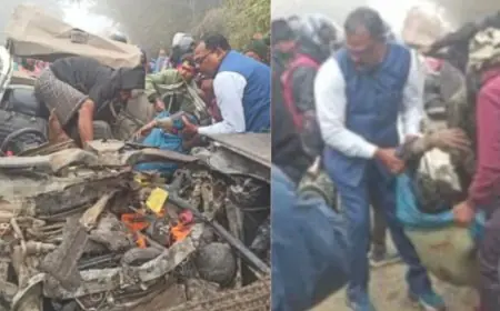 Chaibasa Crash: भीषण टक्कर, ट्रक ने कार को रौंदा, दो की मौके पर मौत, सरायकेला में बिछी लाशें