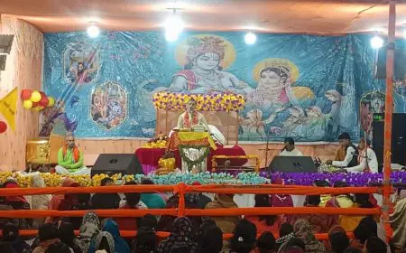 Jamshedpur Utsav: कृष्ण जन्मोत्सव, नंद के आनंद भयो जय कन्हैया लाल की, झूम उठा शहर, नीरज मिश्रा ने सुनाई कान्हा की मनमोहक बाल लीला