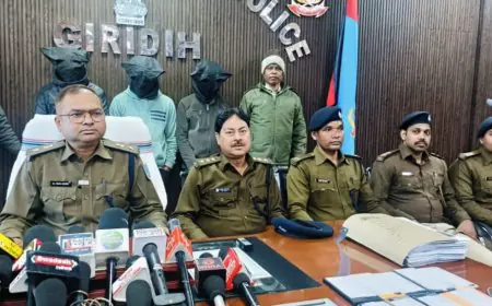 Giridih Raid: पकड़े गए, गिरिडीह के जंगलों में बैठकर लूट रहे थे दुनिया, प्रतिबिंब ऐप ने खोला करोड़ों का राज, 85 लाख की संपत्ति जब्त