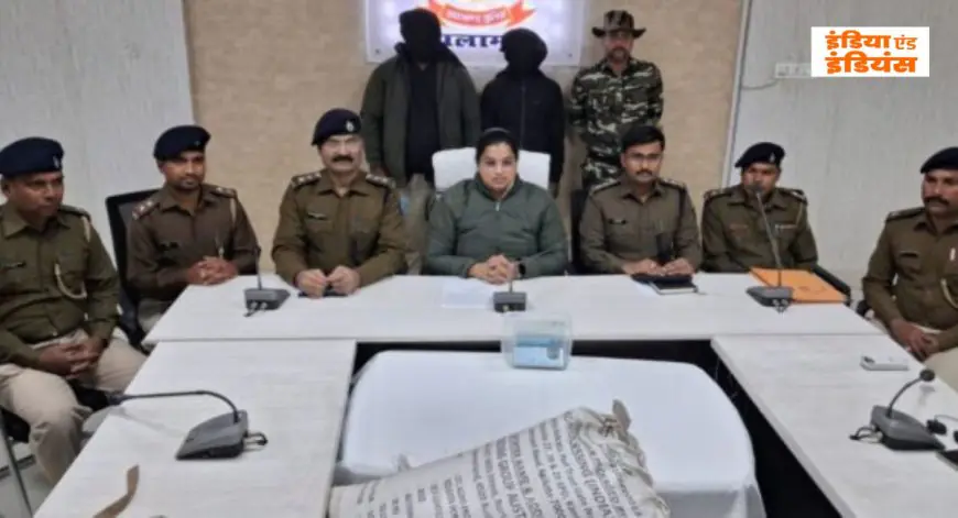 Palamu Raid: 101 किलो डोडा मुसी बरामद, यूपी नंबर की गाड़ी से तस्करी, दो आरोपी मौके पर गिरफ्तार