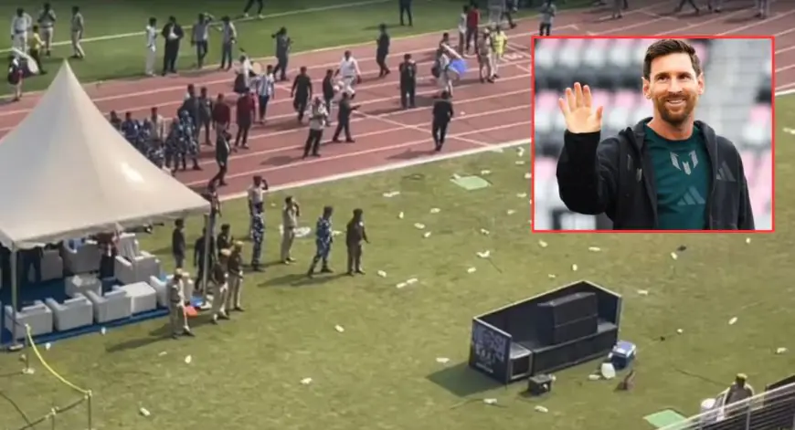 Kolkata Messi Tour : मेसी के लिए दीवानगी बनी विवाद, 10 मिनट में ही भागे अर्जेंटीना के कप्तान