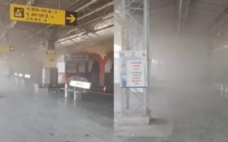 Jharsuguda Blast: बड़ा रेल हादसा, झारसुगुड़ा स्टेशन के सिग्नल ऑफिस में भीषण आग, हावड़ा-मुंबई रूट ठप, धुआं-धुआं हुआ प्लेटफॉर्म