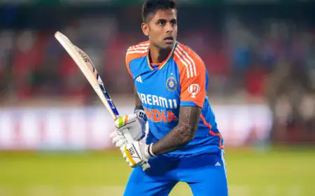 Surya's Milestone: नागपुर में सूर्यकुमार यादव रचेंगे इतिहास, कोहली-रोहित के क्लब में एंट्री को चाहिए मात्र 25 रन, कीवियों की बढ़ी टेंशन