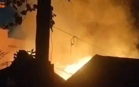 Sarjamda Inferno: सरजमदा में आधी रात को 'अग्नि तांडव', शॉर्ट सर्किट से सुशीला का आशियाना खाक, दमकल के न पहुंचने पर मोहल्ले वालों ने खुद संभाली कमान