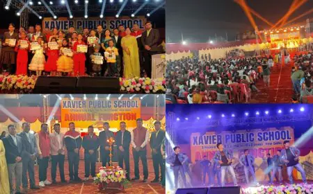 Govindpur Celebration: जेवियर पब्लिक स्कूल के वार्षिकोत्सव में 'मिनी इंडिया' का दीदार, नन्हे बच्चों ने धर्मेंद्र को दी खास श्रद्धांजलि, विधायक मंगल कालिंदी ने मेधावियों को सराहा