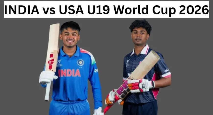 INDIA vs USA U19 World Cup 2026 : अमेरिकी बल्लेबाजों पर भारतीय गेंदबाजों का कहर, हेनिल और दीपेश की फिरकी में उलझा USA