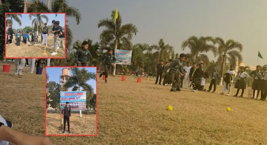 Barharwa Sports: मैदान में गूंजा शोर, राइजिंग सन इंटरनेशनल स्कूल में खिलाड़ियों का जलवा, क्रिकेट से फुटबॉल तक हाउसों में मची जीत की जंग