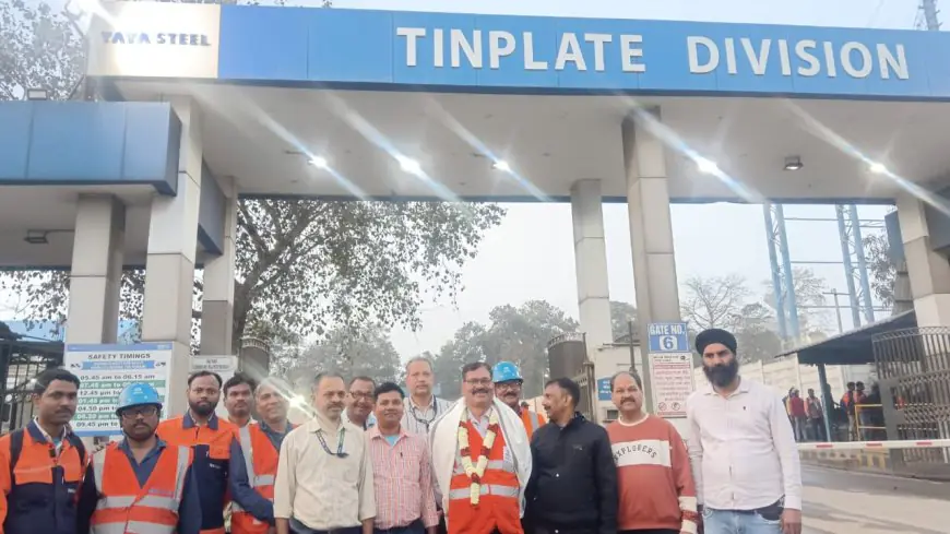 Tinplate Farewell: बिजय कुमार सिंह की यादगार विदाई, टाटा स्टील टिनप्लेट डिवीजन में उमड़ा सहकर्मियों का सैलाब, दशकों के सफर का हुआ भावुक अंत