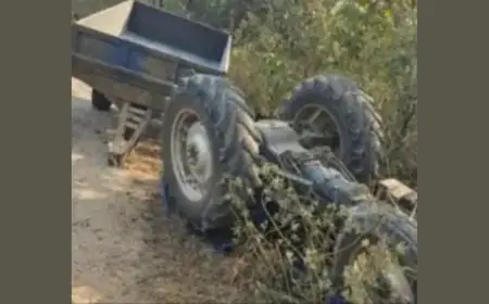 Kandra Tragedy: कालाझोर में ट्रैक्टर पलटने से चालक की दबकर दर्दनाक मौत, गिट्टी अनलोड करते समय हुआ भयानक हादसा