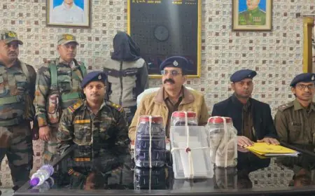 Palamu Murder: जपला स्टेशन से हत्यारा दामाद गिरफ्तार, दिल्ली से चाकू लेकर ससुराल पहुँचा था लवकुश, पत्नी के विवाद में ससुर की कर दी हत्या