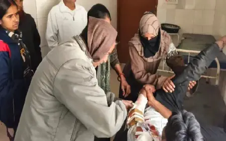 Hazaribagh  Accident: मैट्रिक परीक्षार्थियों से भरी बस डिवाइडर से टकराई, बाइक सवार की दर्दनाक मौत