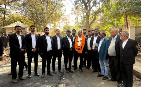 Ranchi Election: राजेश जायसवाल ने बार काउंसिल चुनाव के लिए ठोकी ताल, रांची में समर्थकों के रेले के साथ किया नामांकन, वकीलों के हक की लड़ाई में अब आएगा बड़ा मोड़