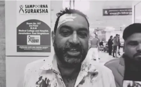 Burmamines Attack: ट्रेलर ओनर यूनियन अध्यक्ष जयकिशोर सिंह पर जानलेवा हमला, 20 नकाबपोशों ने सड़क पर घेरा, चक्का जाम से पहले खून से रंगी जमशेदपुर की राजनीति