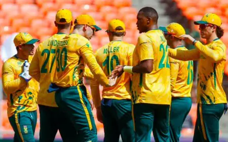SA vs AFG T20 World Cup 2026 : अहमदाबाद में टूटा वर्ल्ड रिकॉर्ड, साउथ अफ्रीका और अफगानिस्तान के बीच हुए दो-दो सुपर ओवर, रोंगटे खड़े कर देने वाले मैच में अफ्रीकी शेरों की सांसें अटकीं