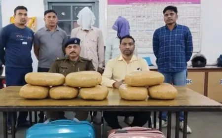 Tatanagar Raid: टाटानगर स्टेशन पर 16 किलो गांजा जब्त, ओडिशा से बिहार जा रहे दो तस्कर गिरफ्तार