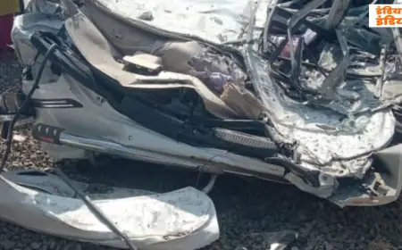 Ranchi Smash: सीमेंट लदे ट्रक ने कार को बनाया 'लोहे का पापड़', नारायण सोसो के पास मौत का तांडव टला, मंजर देख दहल उठे लोग