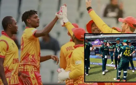 WorldCup Shock: ऑस्ट्रेलिया का बोरिया-बिस्तर गोल, जिम्बाब्वे ने सुपर-8 में पहुंचकर रचा इतिहास, अब चेन्नई में टीम इंडिया से होगा सिकंदर रजा का सामना
