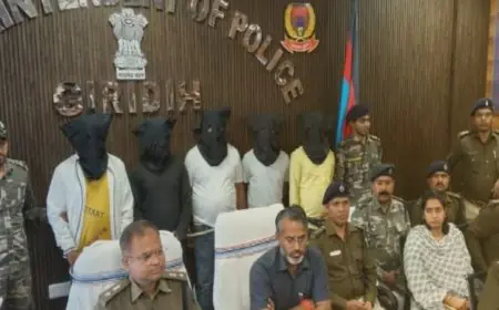Giridih Arrest: नगर निकाय चुनाव में खूनी खेल खेलने वाला पूर्व पार्षद शिवम आजाद गिरफ्तार, देसी पिस्टल के साथ 5 धरे गए