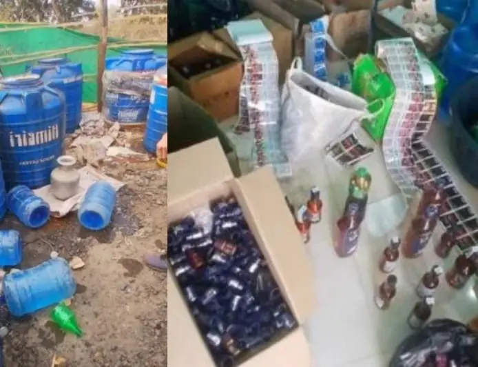 Ranchi Raid: रांची में निकाय चुनाव से पहले नकली शराब का महाजाल ध्वस्त, मांडर में पकड़ी गई ब्रांडेड बोतलों वाली मिनी फैक्टरी, 7 तस्कर गिरफ्तार