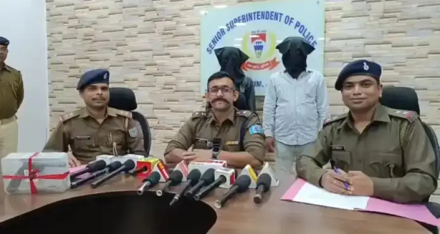 Ulidih Arrest: काली मंदिर के पास युवक को कट्टे की बट से पीटा, पुलिस ने अनीश और आकाश को हथियार के साथ दबोचा